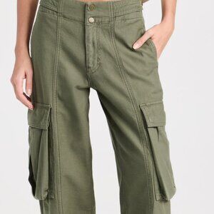 FRAME Wide Leg Cargo Trousers